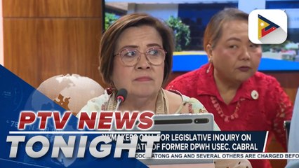 Several lawmakers call for legislative inquiry on circumstances of death of former DPWH Usec. Cabral through filing of House Resolution No. 606