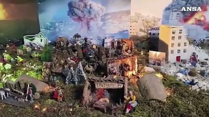 Il presepe tra le macerie e le bombe di Gaza, da Avis un invito a riflettere sulla pace