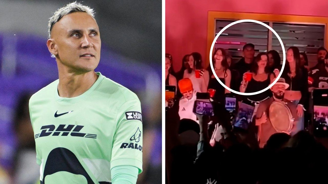 Keylor Navas presente en la Casita de Benito para el cierre de conciertos en la CDMX