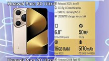 Huawei nova 15 Ultra vs Huawei Pura 80 Ultra vs Huawei Pura 70 Ultra