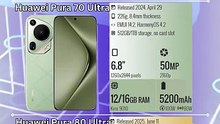 Huawei nova 15 Ultra vs Huawei Pura 70 Ultra vs Huawei Pura 80 Ultra