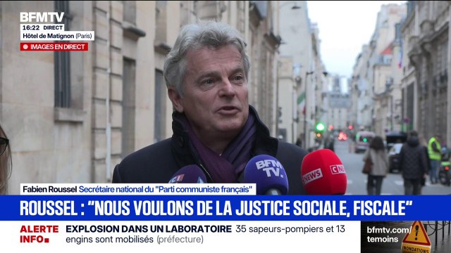 C'est un budget qui est très dur [...] nous voulons changer ce budget , déclare Fabien Roussel, secrétaire national PCF