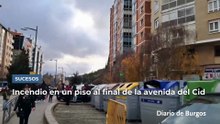Incendio en Burgos en una vivienda al final de la avenida del Cid