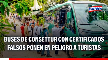 Buses de Consettur con certificados falsos ponen en peligro a turistas: "Deberían estar en el depósito"