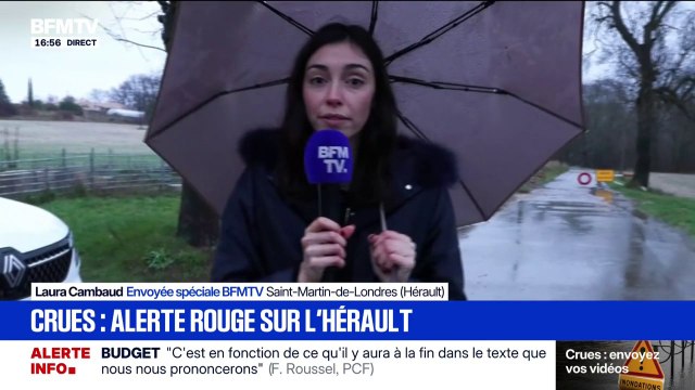 Le département de l'Hérault placé en vigilance rouge pour les crues, les habitants vigilants