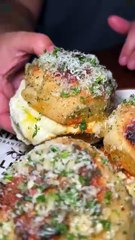 HOT HONEY CHICKEN VODKA PARM GARLIC KNOTS from Galleria of Merrick on Long Island NY! #DEVOURPOWER