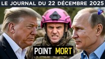 Ukraine : la guerre contre la paix - JT du lundi 22 décembre 2025