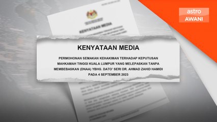 Keputusan mohon DNAA Ahmad Zahid dibuat selaras peruntukan undang-undang – AGC