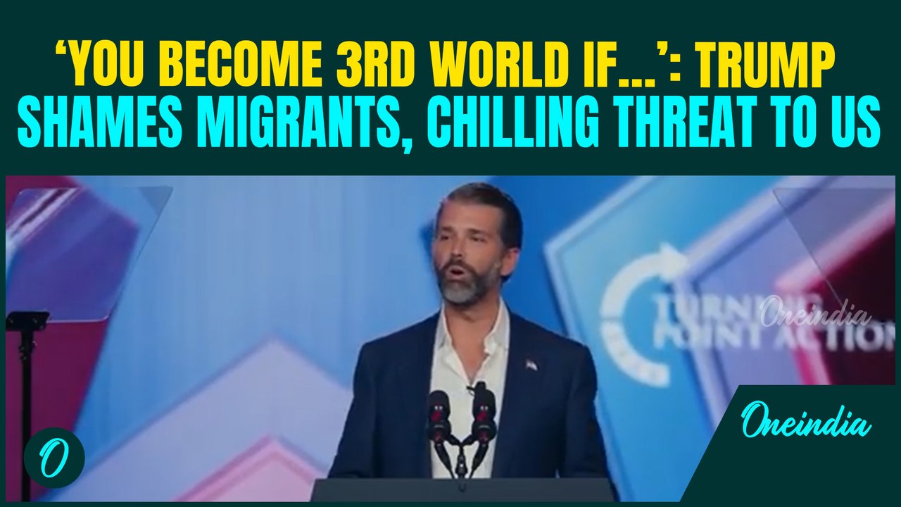 FULL VIDEO: Trump Jr.’s CHILLING RANT on Young White Men and Migrants | ‘You Become 3rd World If…’