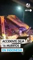 Un accidente de autobús deja 16 muertos en Indonesia