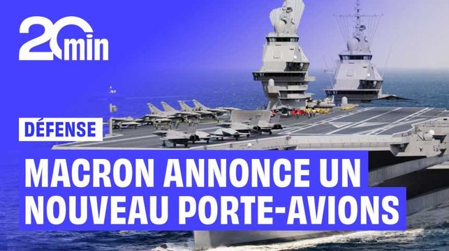 Macron donne son feu vert pour la construction d’un nouveau porte-avions