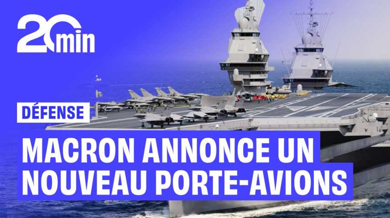 Macron donne son feu vert pour la construction d’un nouveau porte-avions