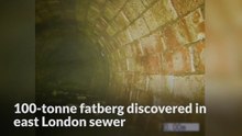 100-tonne fatberg discovered in east London sewer