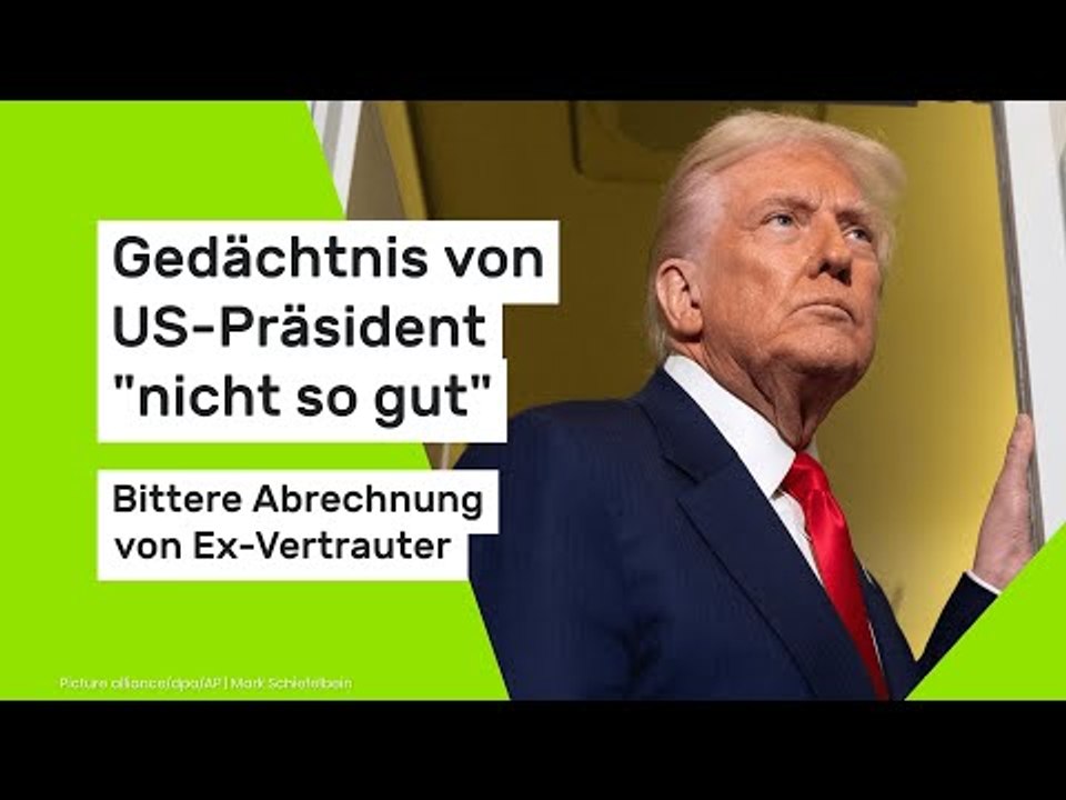 Gedächtnis von US-Präsident 'nicht so gut' - bittere Abrechnung von Ex-Vertrauter
