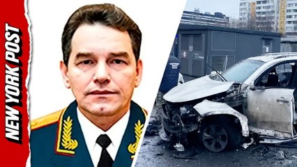 Moscow car bomb kills Russian general