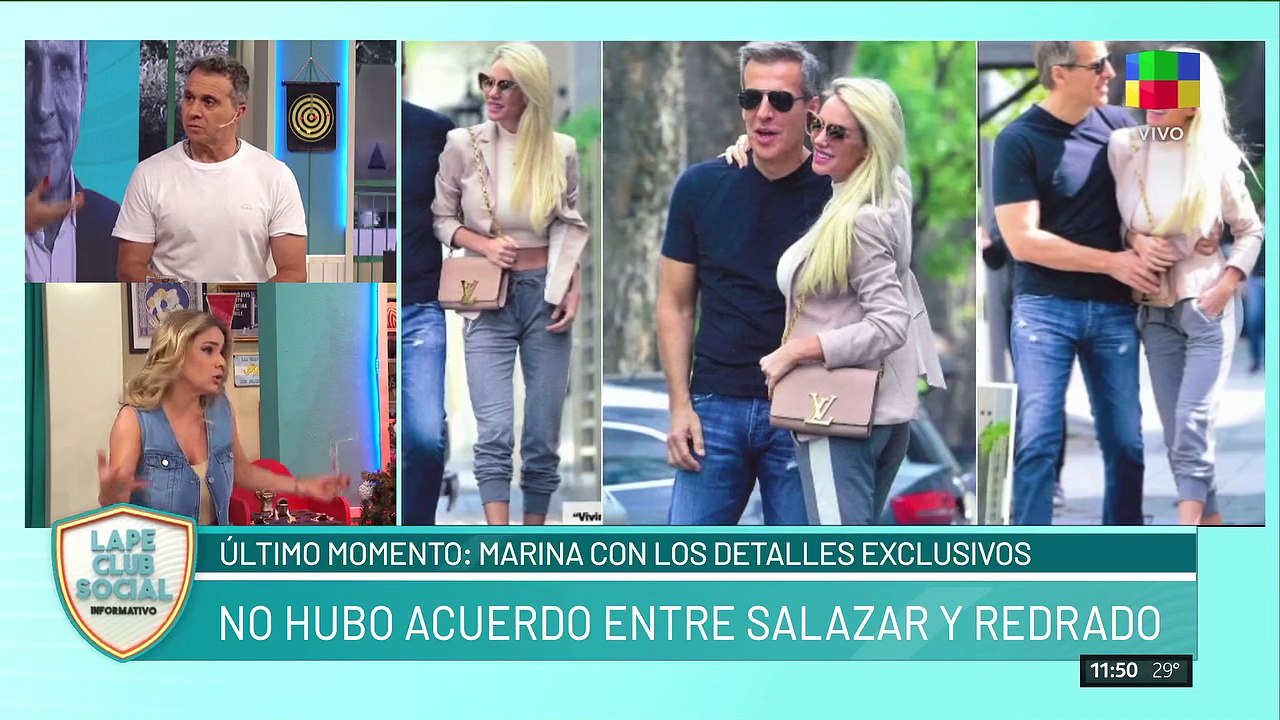 No hubo acuerdo entre Luciana Salazar y Martín Redrado - Marina Calabró con todos los detalles