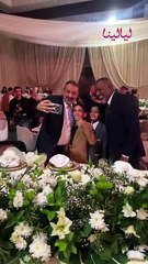 مجدى عبد الغنى وربيع ياسين ونجوم الرياضة في زفاف اللاعب محمود بن تايج على كريمة الكابتن أحمد سليمان