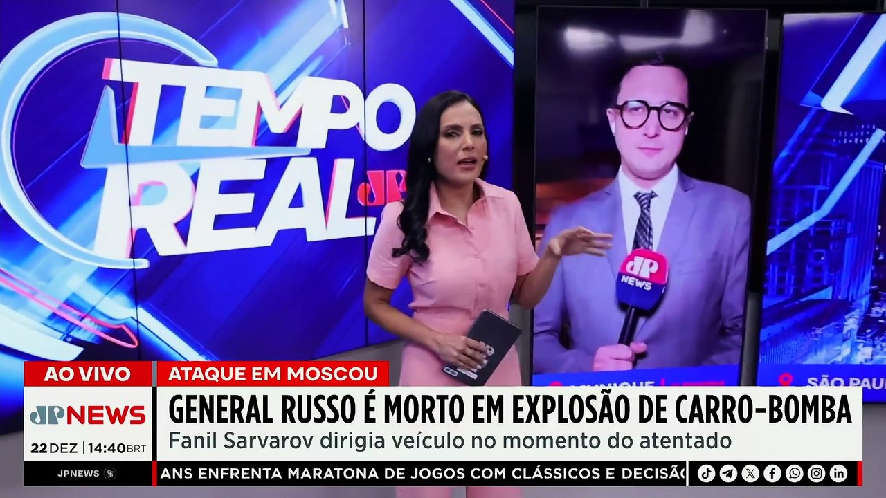 General russo morre em explosão de carro-bomba | TEMPO REAL