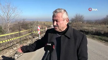 ''Benim arazim'' deyip ispat edip yolun yarısını kapattırdı!