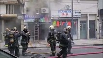Once: voraz incendio en un hotel familiar y un comercio