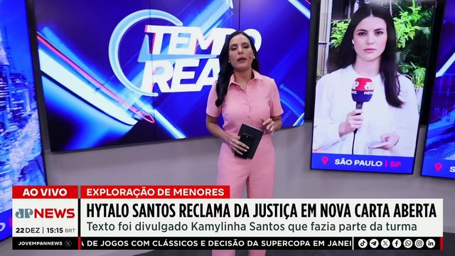 Hytalo Santos divulga nova carta aberta da cadeia | TEMPO REAL