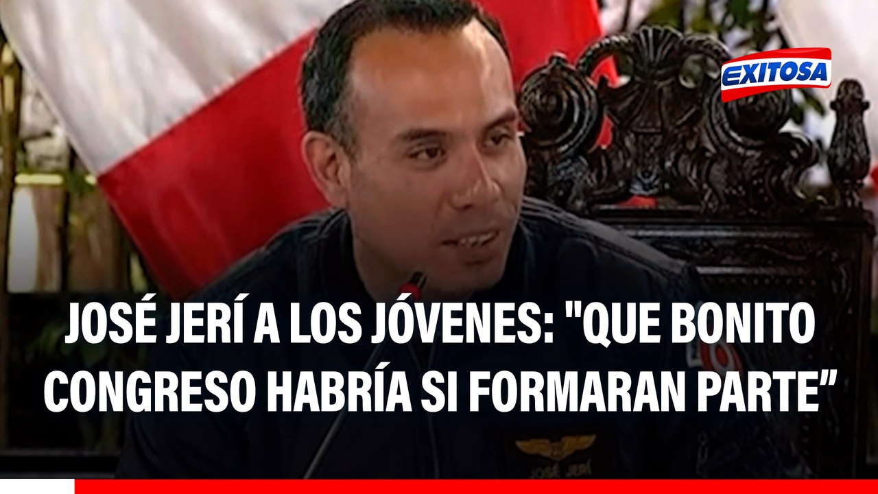 José Jerí y su mensaje a los jóvenes líderes: "Que bonito Congreso habría si es que ustedes quisieran ser parte"