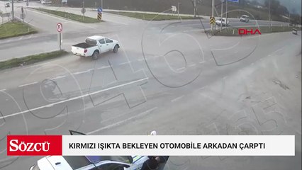 Kırmızı ışıkta faciaya ramak kala