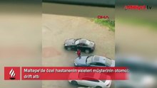 Özel hastanenin otoparkında vale skandalı! Emanet araçla yaptıkları şey pes dedirtti