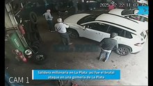 Salidera millonaria en La Plata: así fue el golpe en una gomería