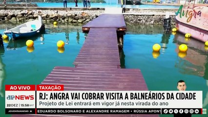 Angra dos Reis vai cobrar taxa de turistas | TEMPO REAL