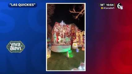 Casa sorprende con decoración navideña