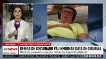 Defesa de Jair Bolsonaro deve informar ao STF data de cirurgia autorizada por Moraes