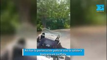 Así fue la persecución tras la salidera bancaria en La Plata