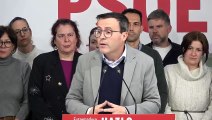 Gallardo presenta su dimisión como secretario general de los socialistas extremeños