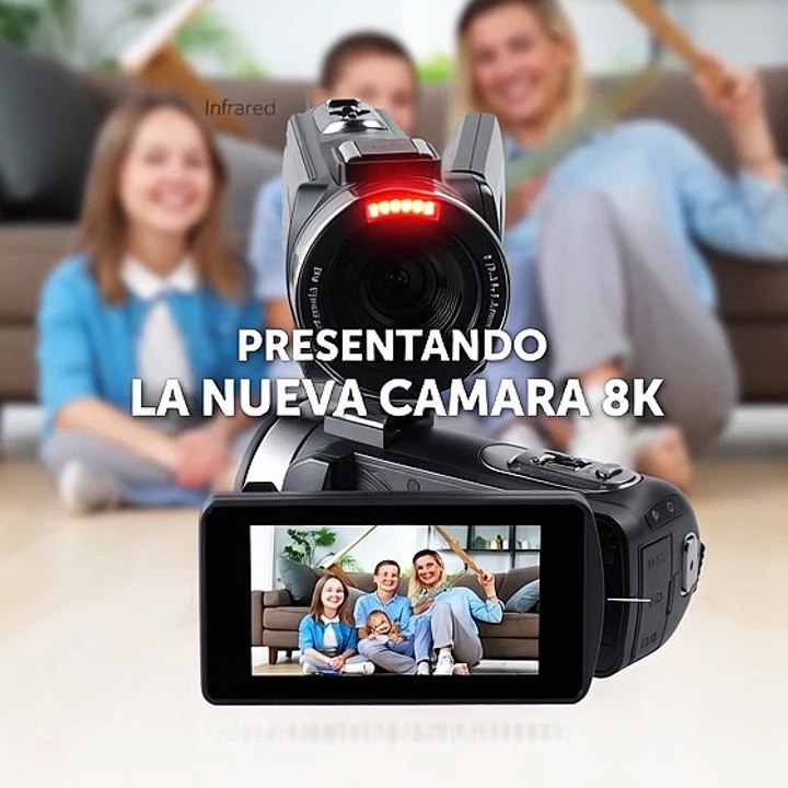 8K Videokamera 48MP mit 18x Zoom - HD Camcorder mit WIFI & 3" Touchscreen Precio de oferta €349,00 EUR