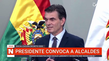 RODRIGO PAZ CONVOCA A LOS ALCALDES