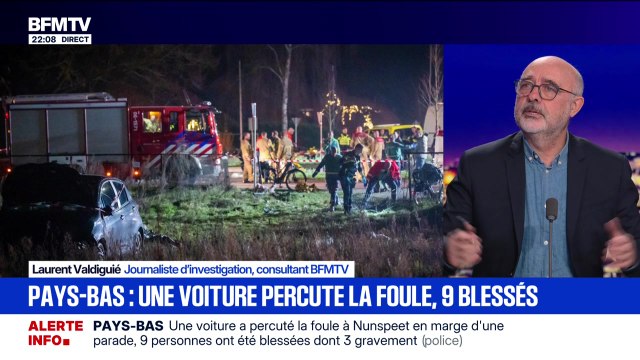 Pays-bas : une voiture percute la foule, 9 blessés - 22/12