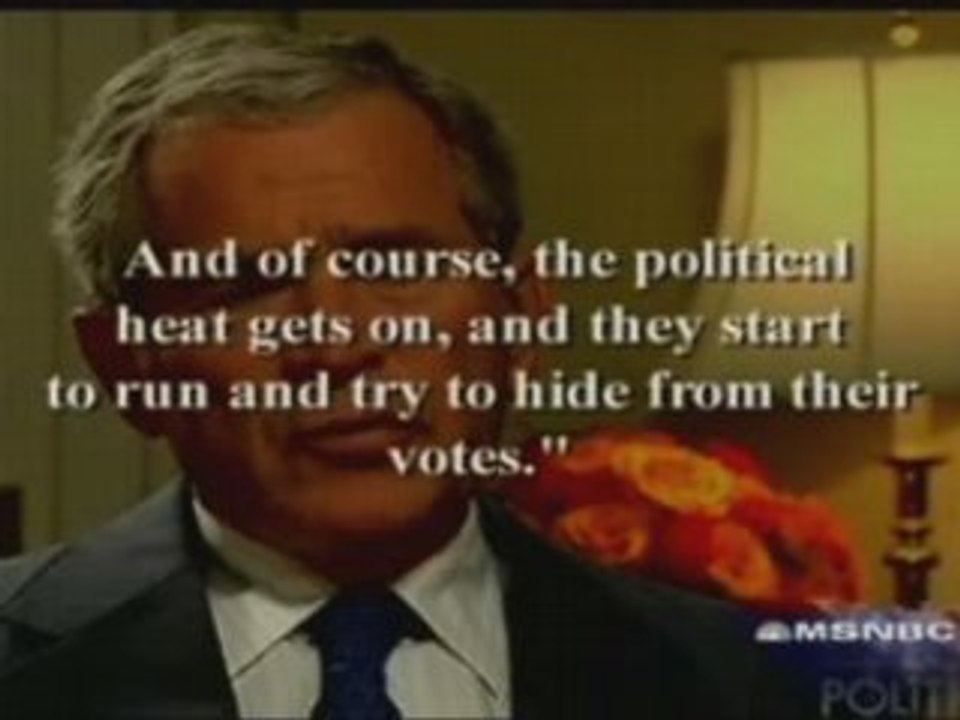 Bush , ferme la ! Keith Olbermann