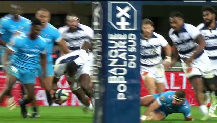 TOP 14 - Essai de Christian AMBADIANG (CO) - Montpellier Hérault Rugby - Castres Olympique