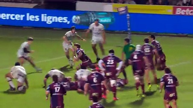 TOP 14 - Essai de Matthieu JALIBERT (UBB) - Union Bordeaux-Bègles - RC Toulon