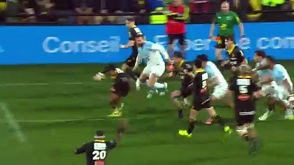 TOP 14 - Essai de Nathan BOLLENGIER (SR) - Stade Rochelais - Aviron Bayonnais