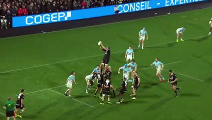 TOP 14 - Essai de Nikolozi SUTIDZE (SR) - Stade Rochelais - Aviron Bayonnais