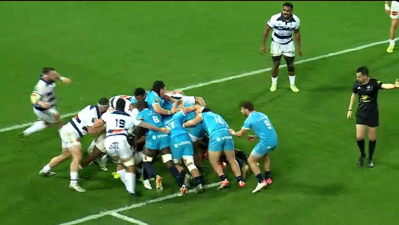TOP 14 - Essai de Ricky RICCITELLI (MHR) - Montpellier Hérault Rugby - Castres Olympique