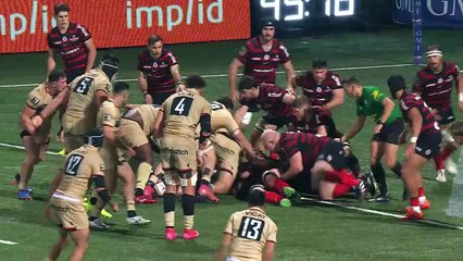 TOP 14 - Essai de Thomas MOUKORO (LOU) - LOU Rugby - Stade Toulousain