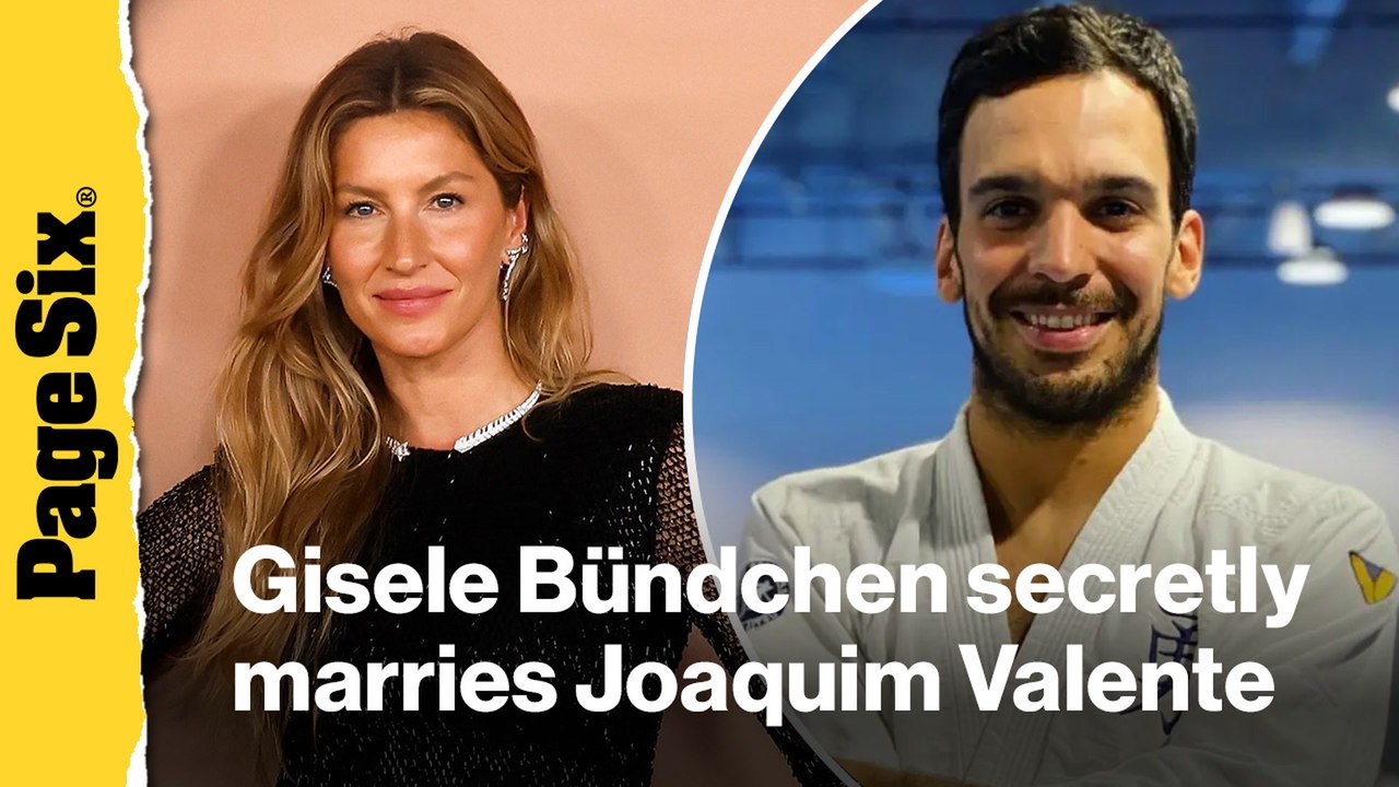 Gisele Bündchen secretly marries Joaquim Valente as Tom Brady reacts with thirst trap