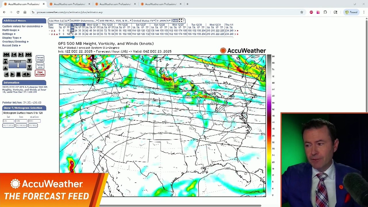 Two rounds of wintry weather coming for the Northeast this Christmas week