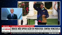 Lula trava ação do Mercosul contra Venezuela e cita medo de invasão