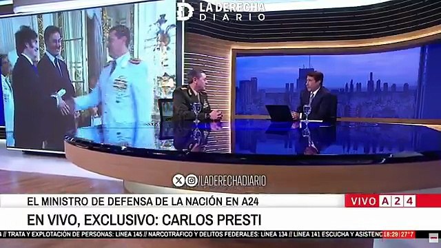 El flamante ministro de Defensa Carlos Presti: Es una designación histórica que ha hecho el presidente, ha marcado un antes y un después en la conducción del Ministerio de Defensa al designar un militar al frente del mismo. Es el momento adecuado par