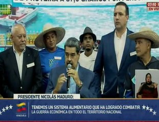 Presidente Maduro: Tenemos un sistema alimentario perfecto que ha combatido la guerra económica