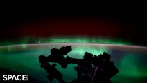 Satellites, Auroras And A Meteor Seen In Amazing Time-Lapse From Space